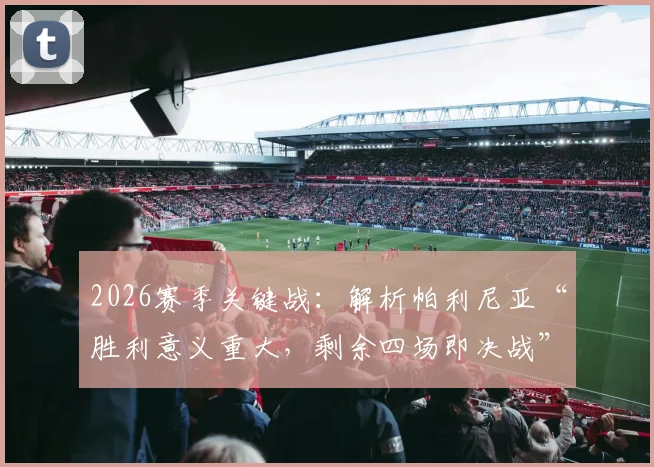 2026赛季关键战：解析帕利尼亚“胜利意义重大，剩余四场即决战”言论背后的富勒姆征程